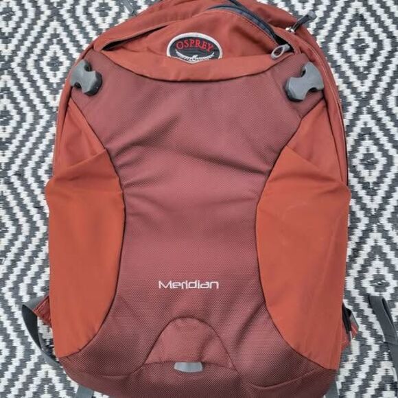 Osprey Meridian 22/60L Backpack Burnt Orange Hiking Outdoor No Day Pack - Picture 1 of 6